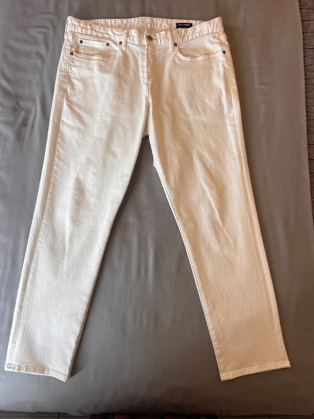 Bonobos Men’s Travel Jeans Cloudy White 36x30 Athletic Stretch
